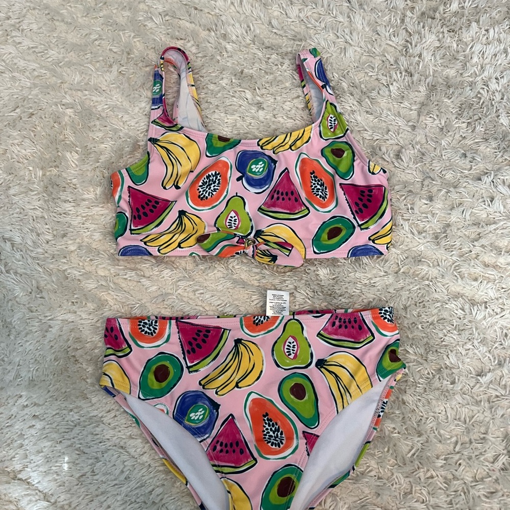 Andy & Evan Pink and Green Bikini Set
